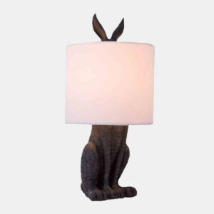 Black Bunny Lamp