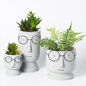 Geek Head Flower Pot