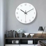 Modern White Acrylic Wall Clock