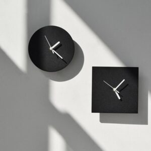 Modern Black Minimalist Wall Clock