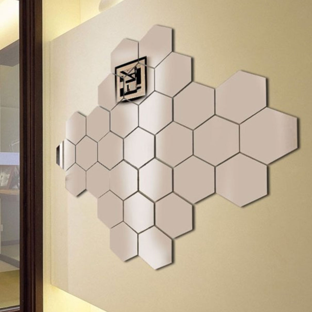 Reflective Honeycomb Decor : Honeycomb Mirror